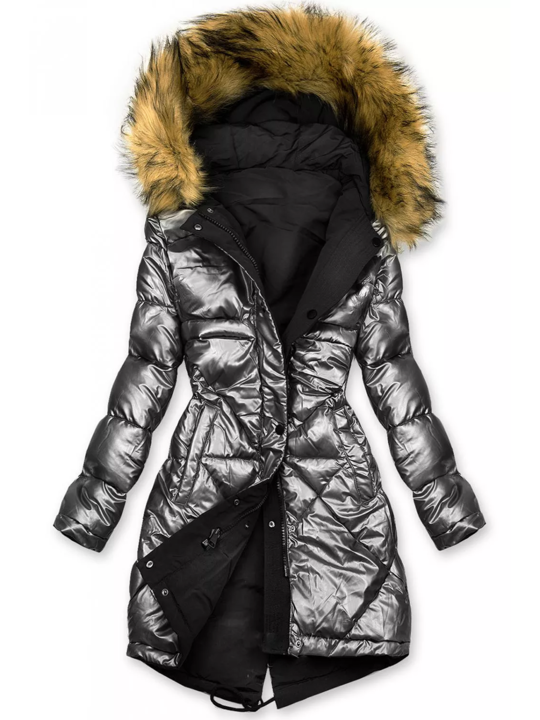 Doudoune chaude doublée polaire réversible