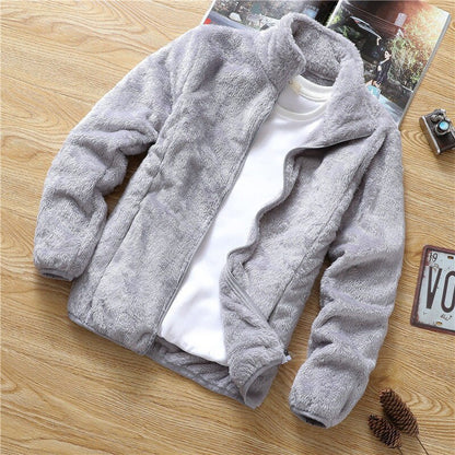 Veste polaire douillette double face
