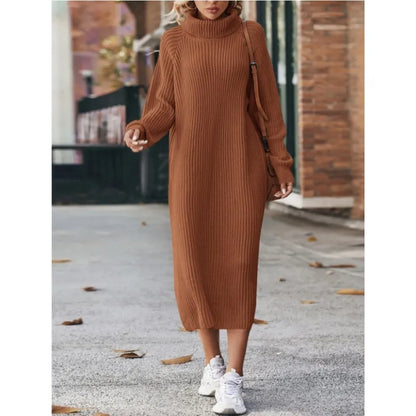 Robe pull douce et confortable pour femme