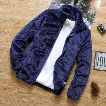 Veste polaire douillette double face
