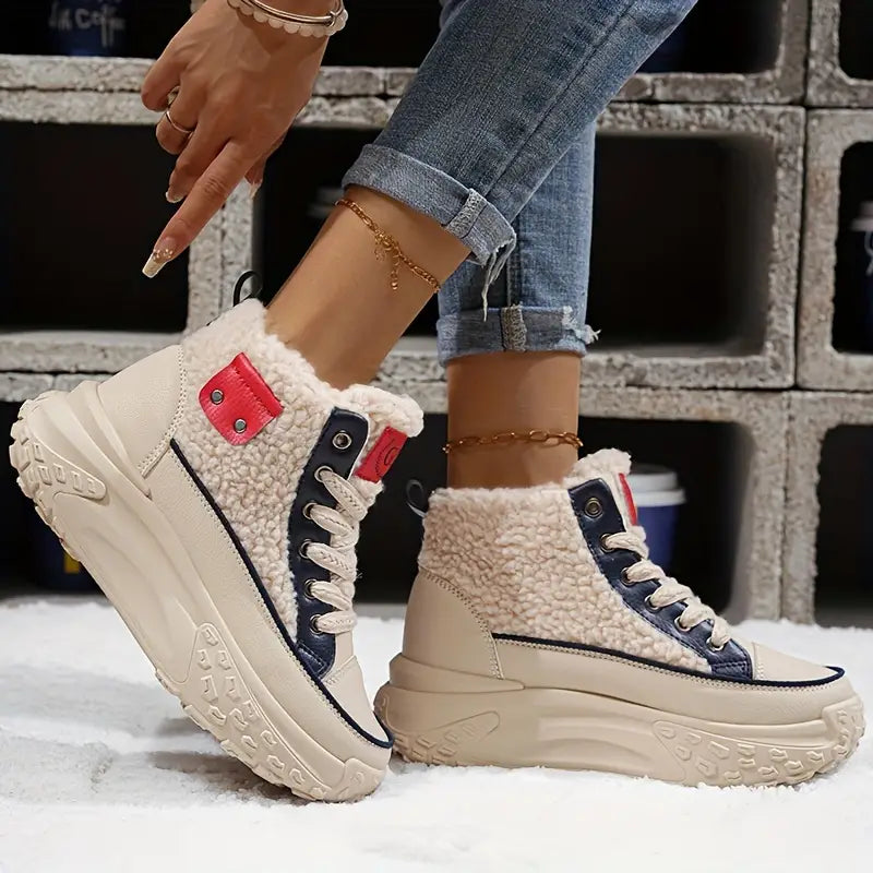 Chaussures souples en velours de coton pour femme