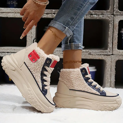 Chaussures souples en velours de coton pour femme