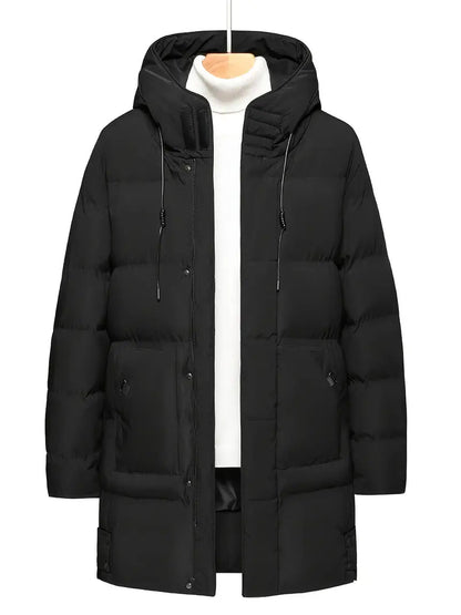 Doudoune chaude et isolante pour homme avec capuche