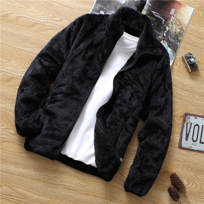 Veste polaire douillette double face