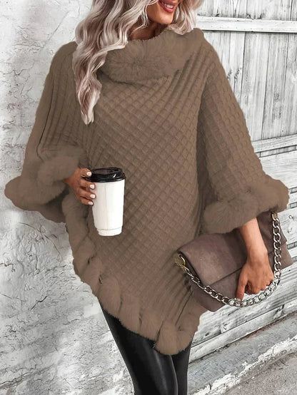 Großer Strickpullover Oversize Modern Design - IdealeKleiden