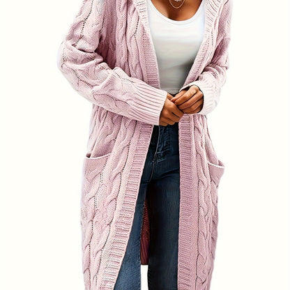 Veste à capuche femme longue élégante
