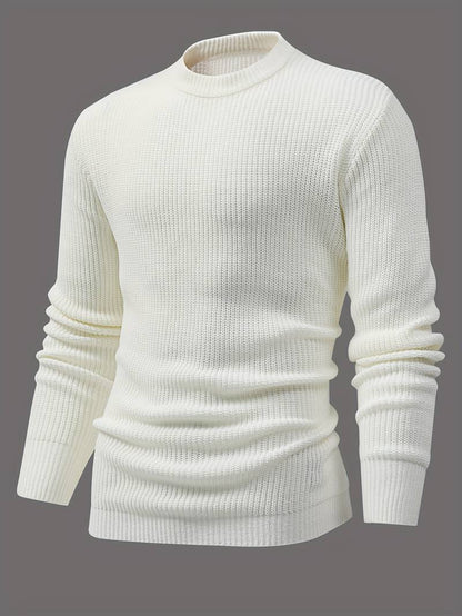 Lässiger Rundhals Pullover Casual Style - IdealeKleiden