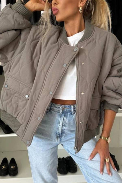 Veste élégante pour homme, manches longues, col, fermeture rapide