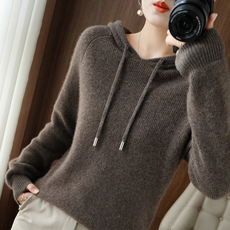 Sweat-shirt à capuche Femme Doux Confortable