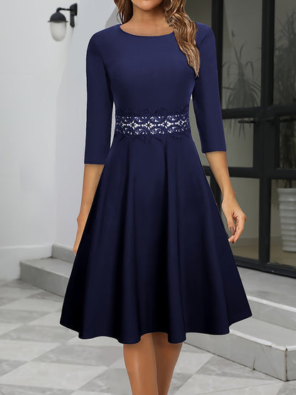 Robe de soirée élégante mi-longue pour femme
