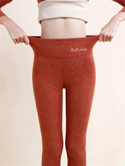 Legging d'hiver polaire pour femme - Chaud et ajusté