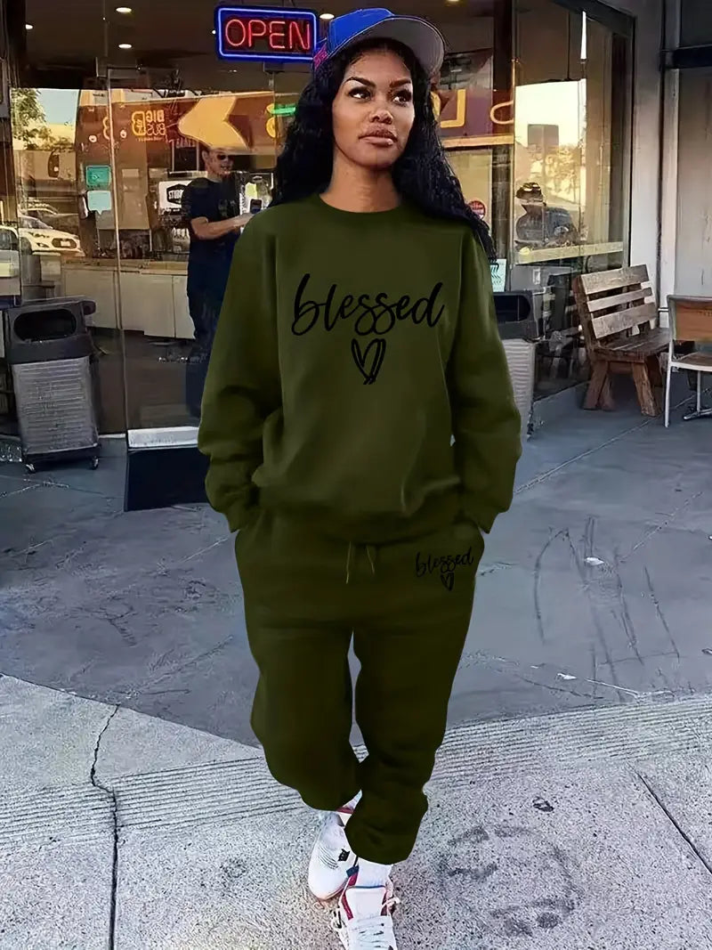 Ensemble de survêtement femme élégant sportif