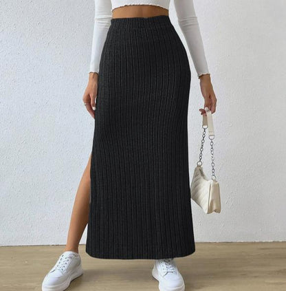 Jupe tricotée tendance pour femme