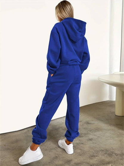 Zweiteilige Lounge-Set Damen mit Trend-Print - IdealeKleiden