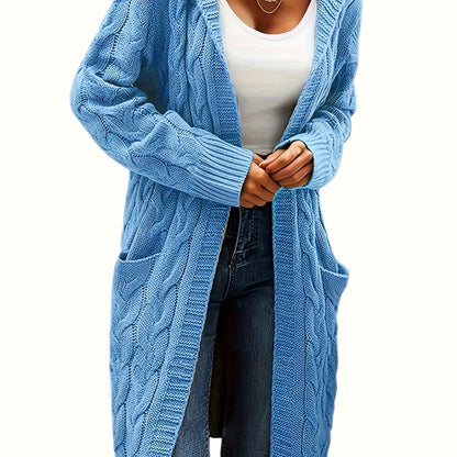 Veste à capuche femme longue élégante