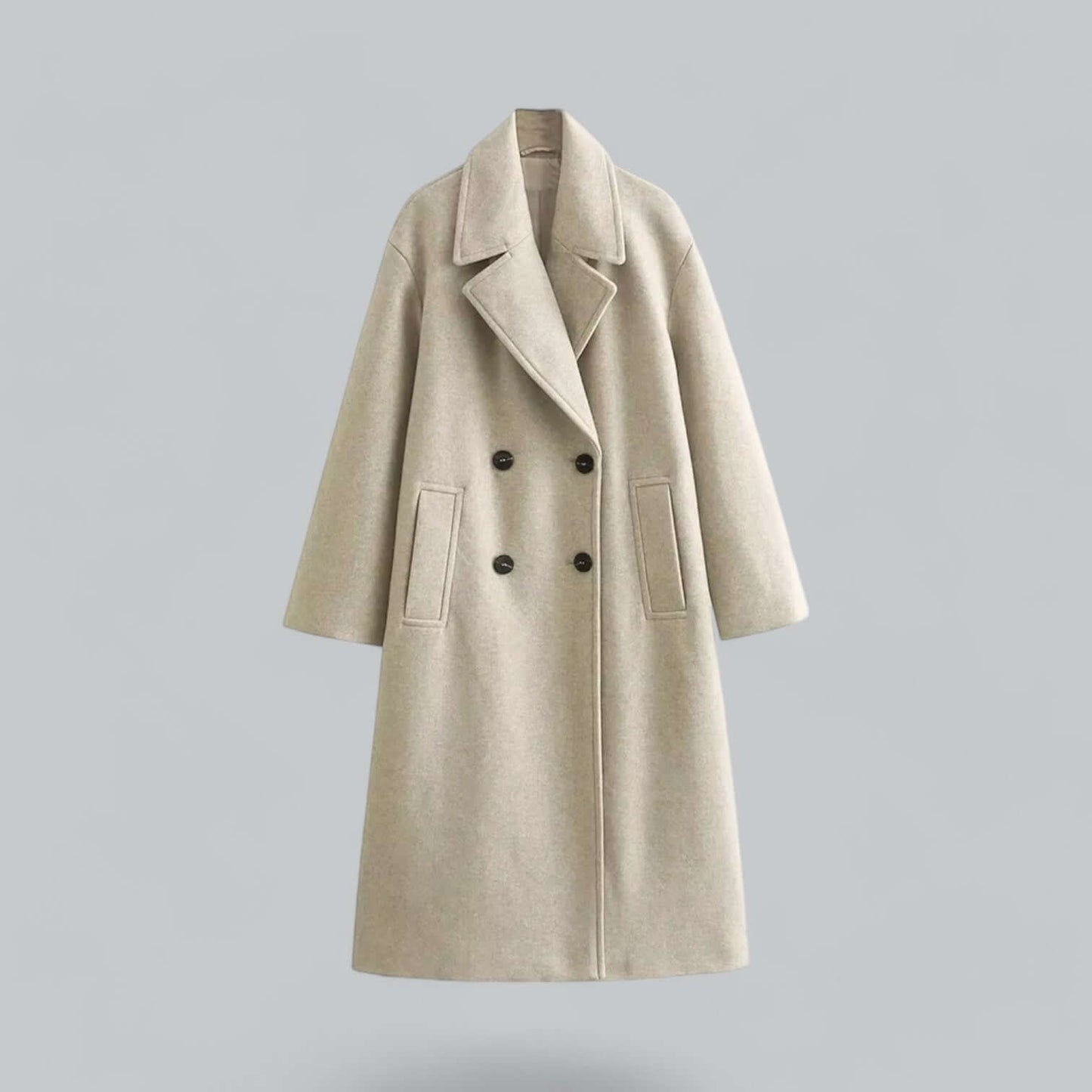 Manteau surdimensionné pour femme, fermeture boutonnée, moderne