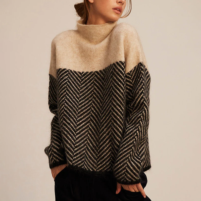 Damen Strickpullover Locker Weich - IdealeKleiden