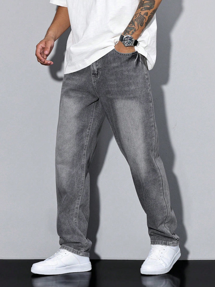 Jeans unie Daan pour homme - Jeans décontracté pour homme