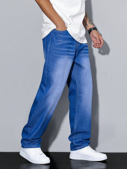 Jeans unie Daan pour homme - Jeans décontracté pour homme