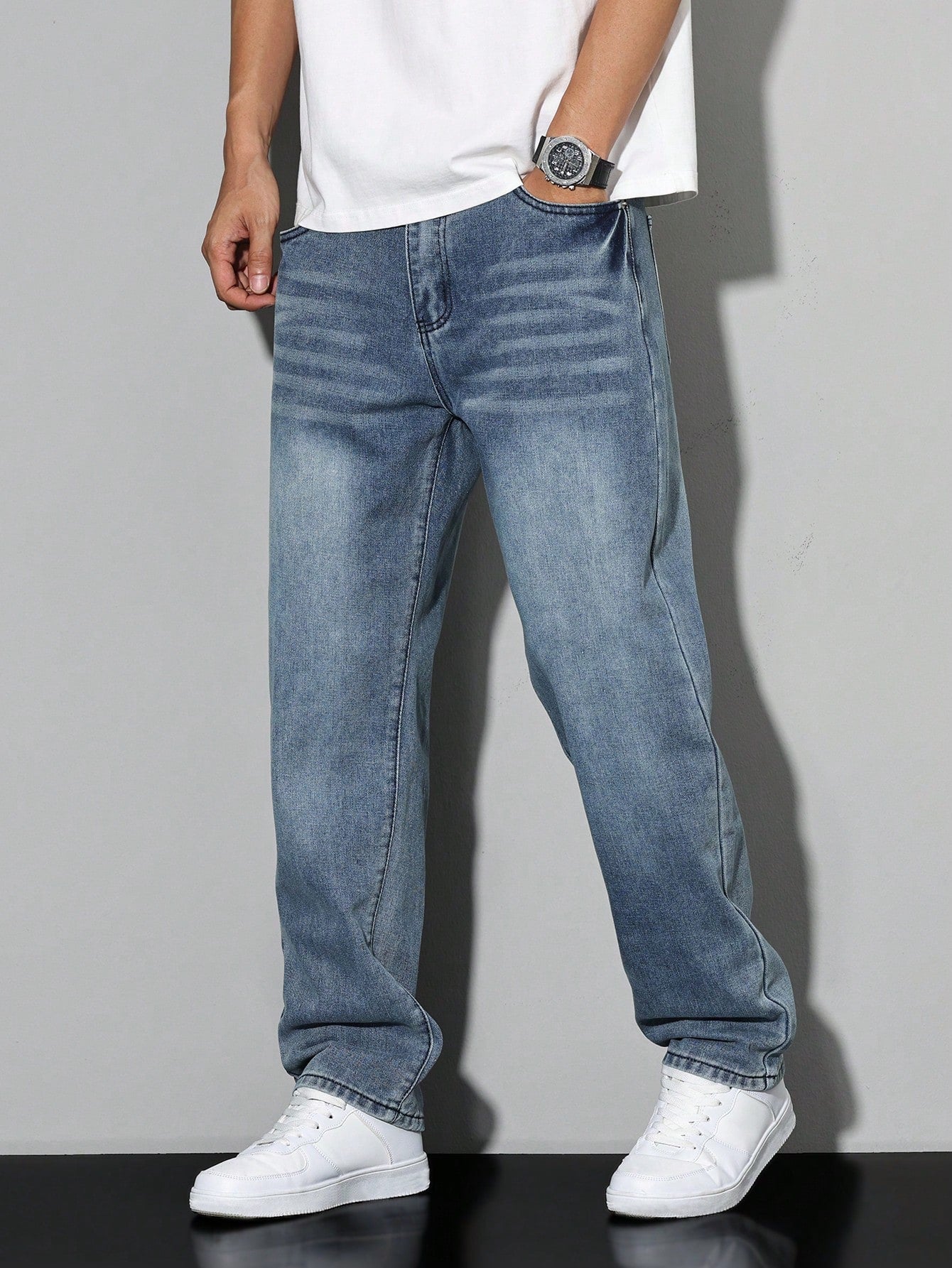 Pantalon Homme Coupe Droite Quotidien