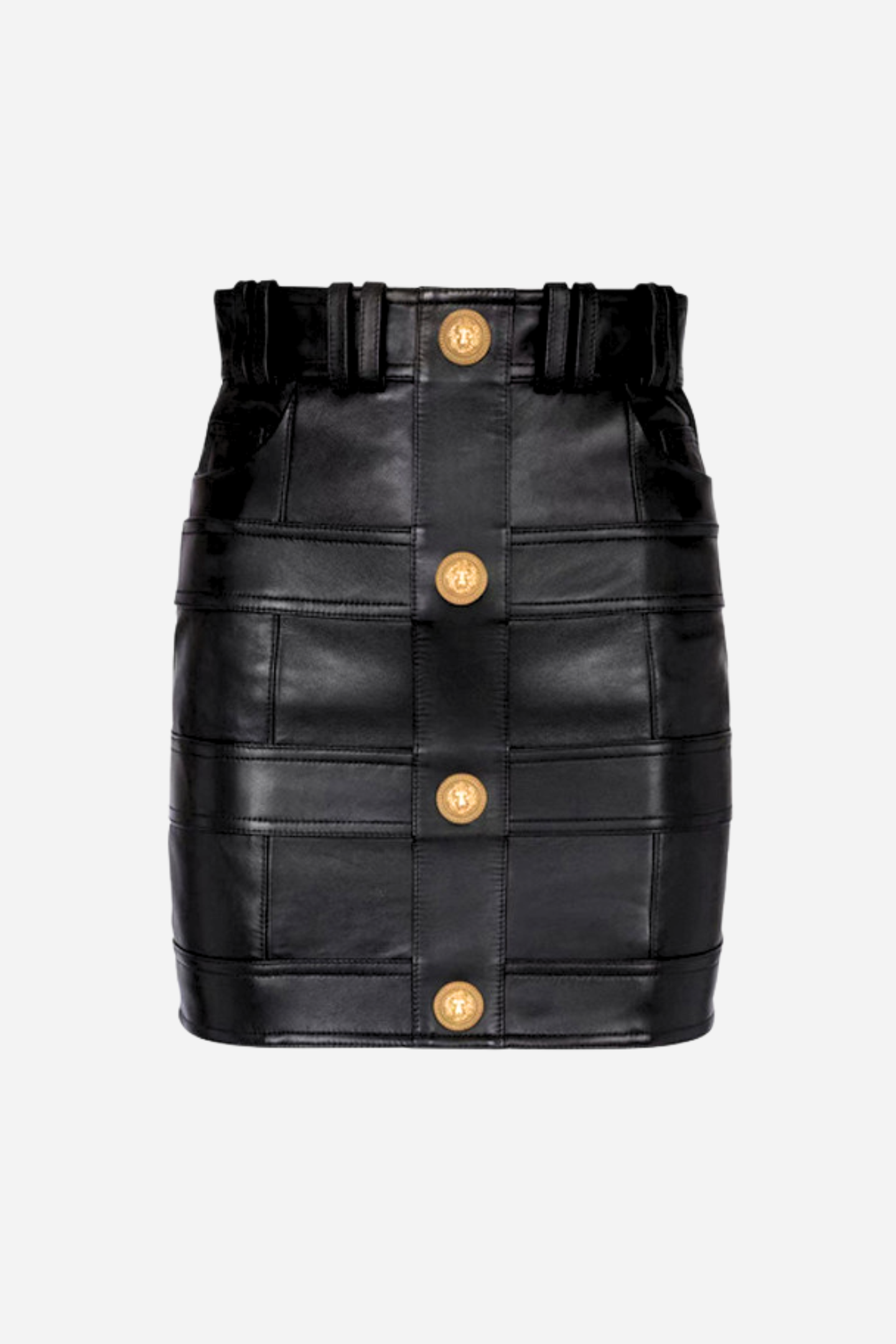 Ensemble chic femme | Veste en cuir PU Jupe courte
