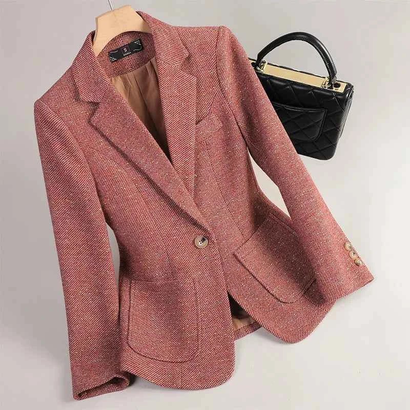 Blazer classique élégant à deux boutons pour femme
