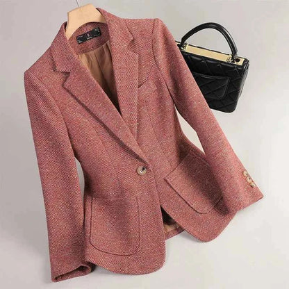 Blazer classique élégant à deux boutons pour femme