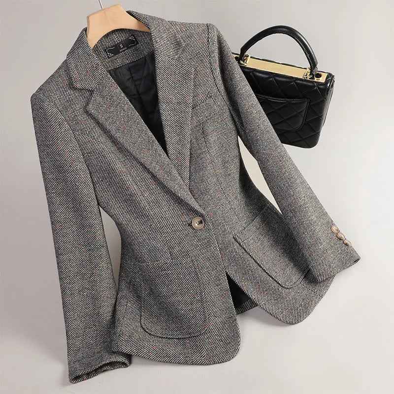Blazer classique élégant à deux boutons pour femme
