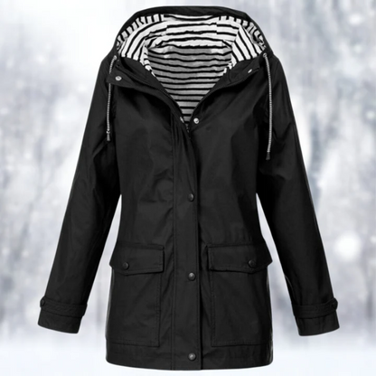Imperméable femme à capuche imperméable