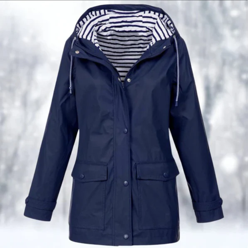 Imperméable femme à capuche imperméable
