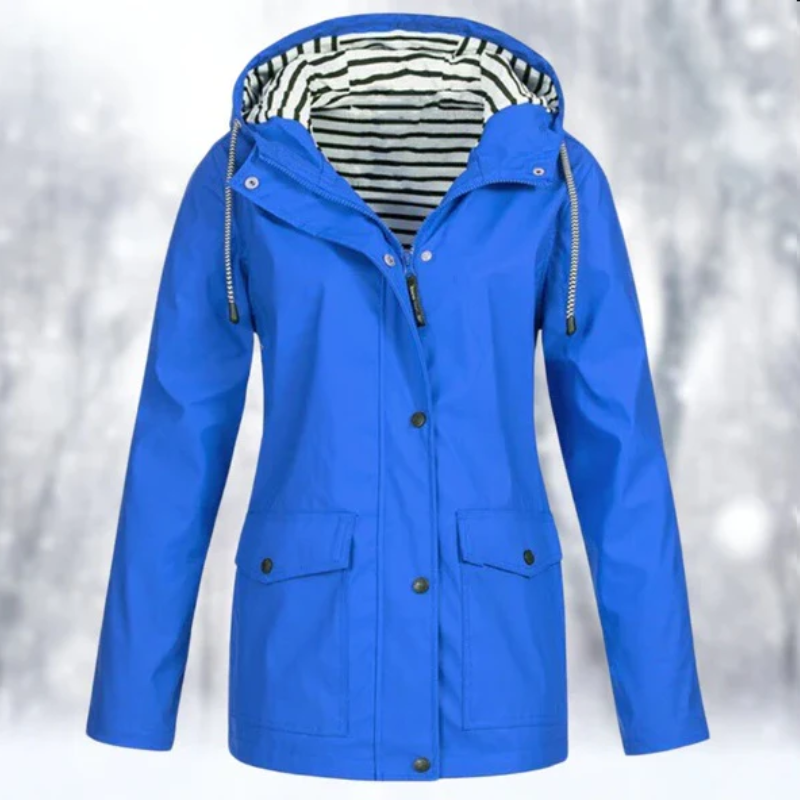 Imperméable femme à capuche imperméable