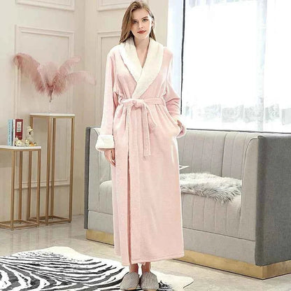 Robe de chambre femme polaire douce