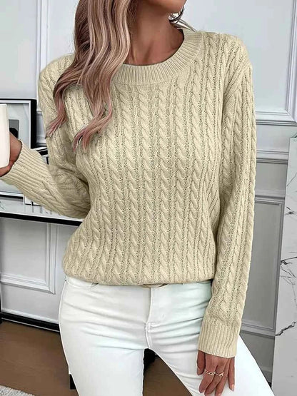 Pull-over doux d'automne pour femme