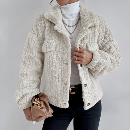 Veste d'hiver femme style Sherpa