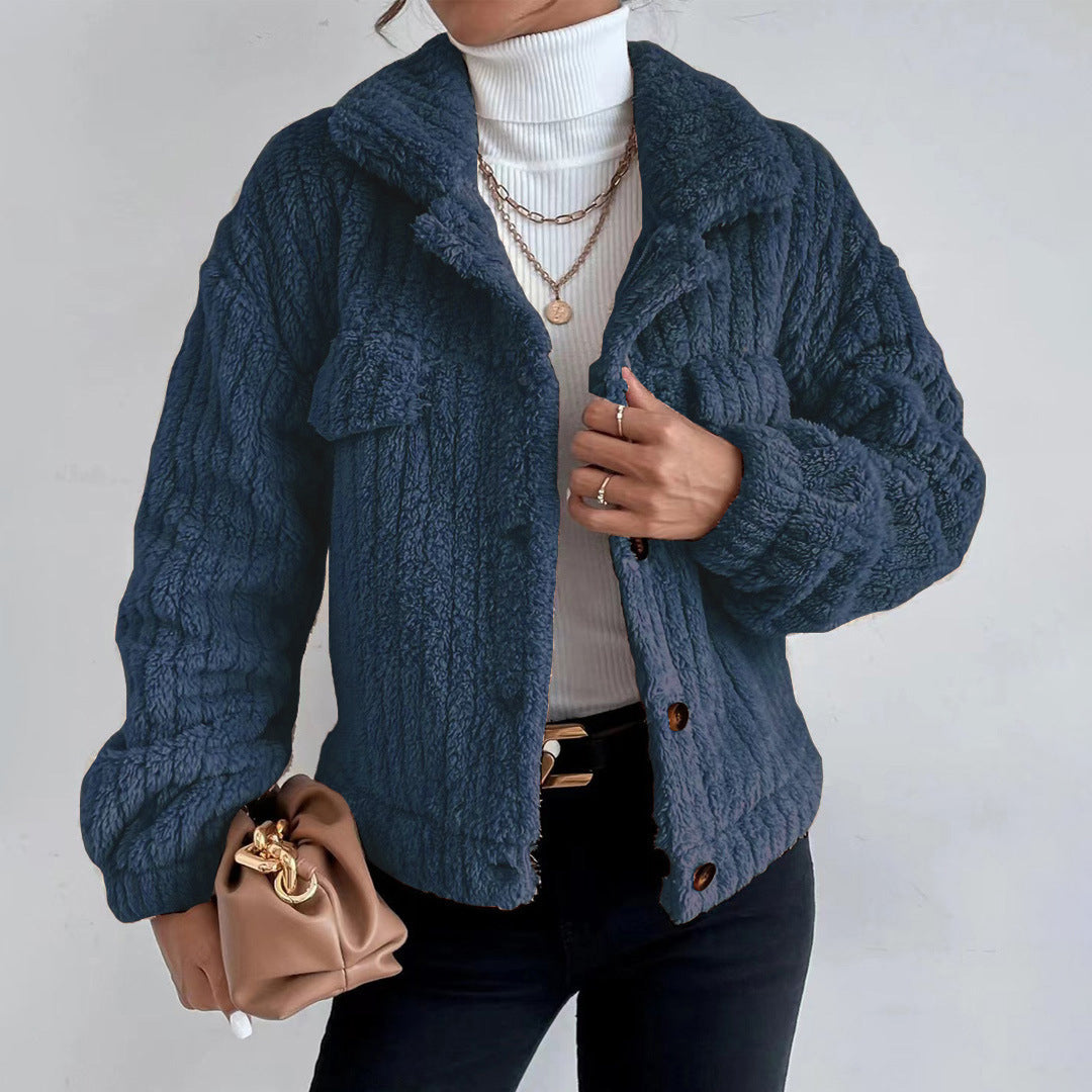 Veste d'hiver femme style Sherpa