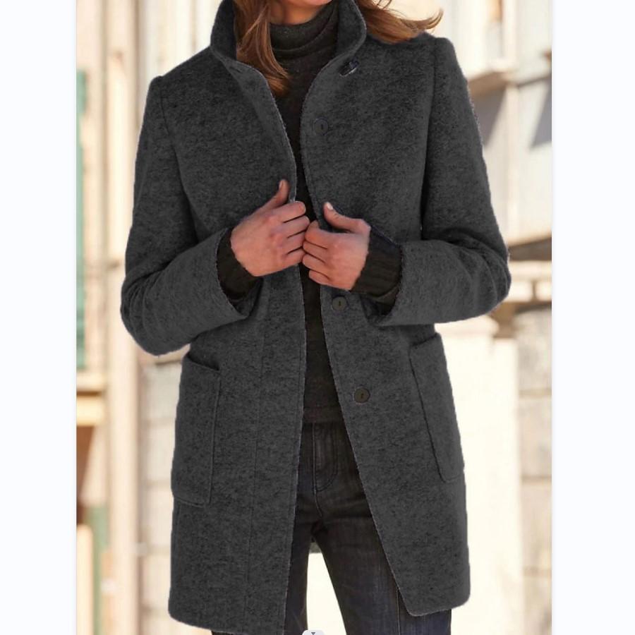 Manteau d'hiver stylé avec poches avant
