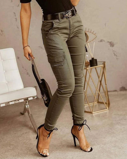 Raya | Jean cargo femme confortable