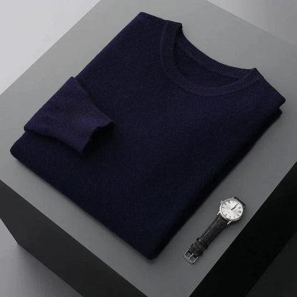 Pull-over homme Col rond classique Aspect élégant