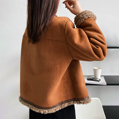 Vintage Lederjacke Warm & Bequem - IdealeKleiden