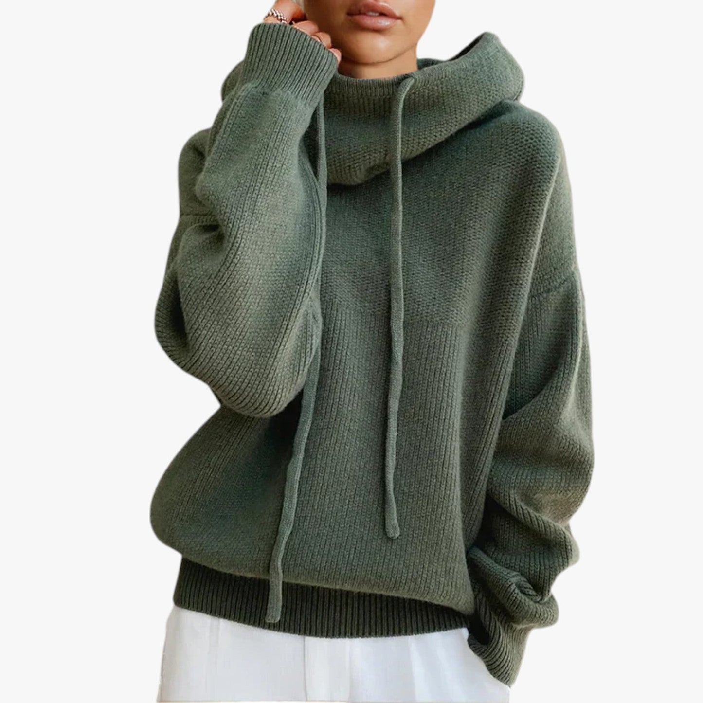 Pulls amples, chauds, confortables, à col montant