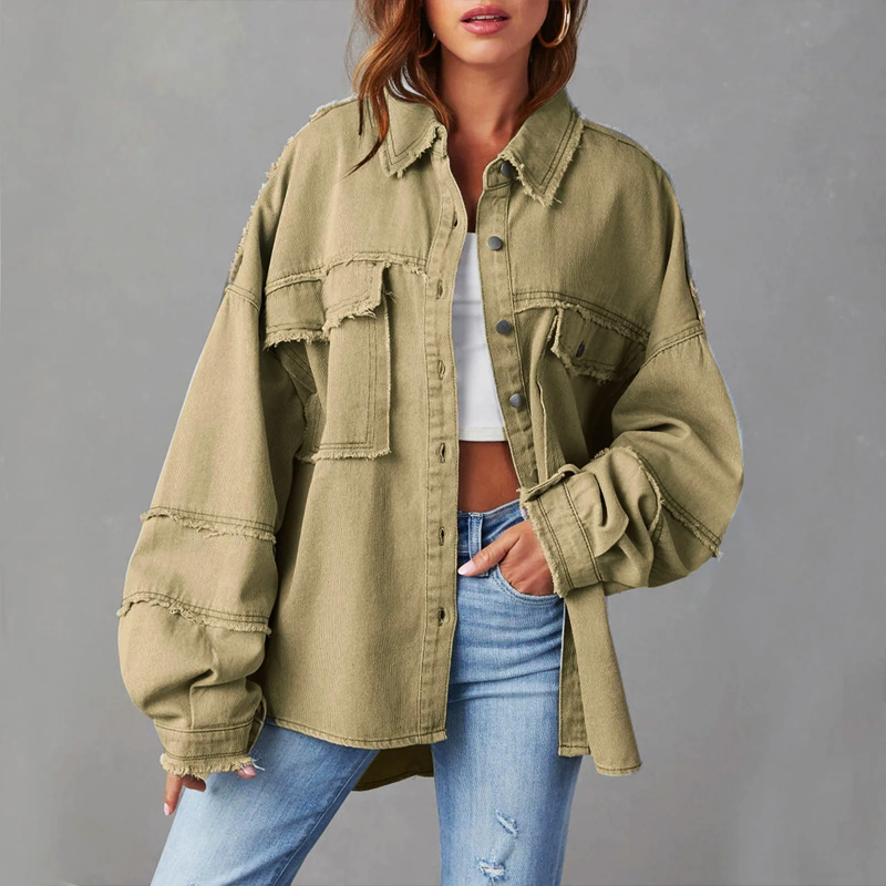 Veste en jean femme stylée design tendance