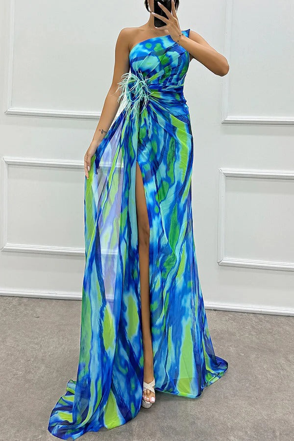 Elegantes Abendkleid Damen Schulterfrei Lang - IdealeKleiden