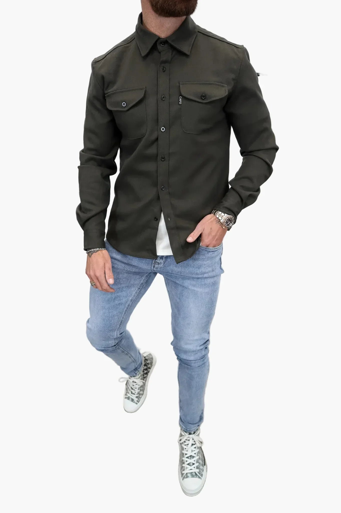 Veste-chemise stylée – Chemise moderne et polyvalente pour le quotidien