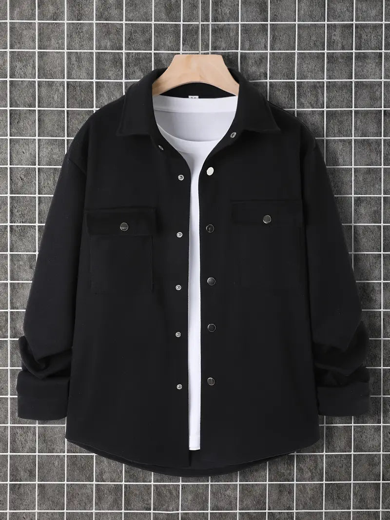 Veste homme avec poches poitrine design tendance
