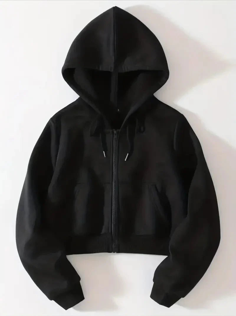 Melissa - Sweat à capuche zippé moderne pour femme