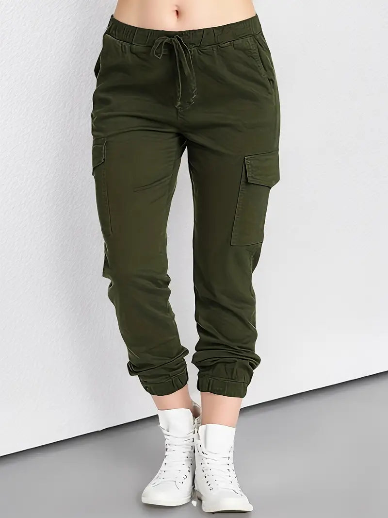 Scarlett - Pantalon de printemps coton élastique