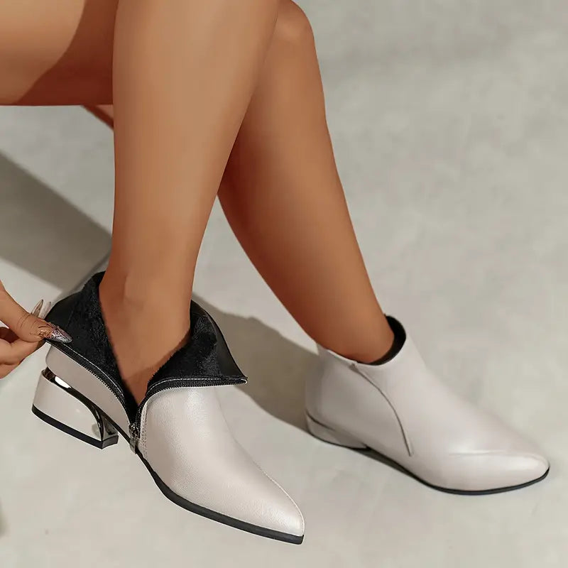 Bottines Femme Chunky Talon Bas
