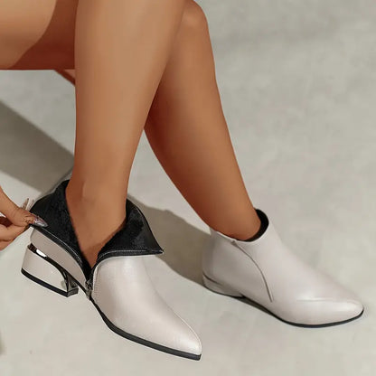 Bottines Femme Chunky Talon Bas