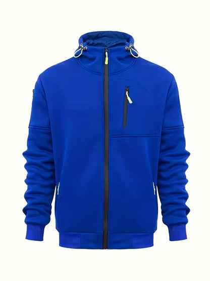 Pull pour homme Sweat à capuche Zippé Chaud