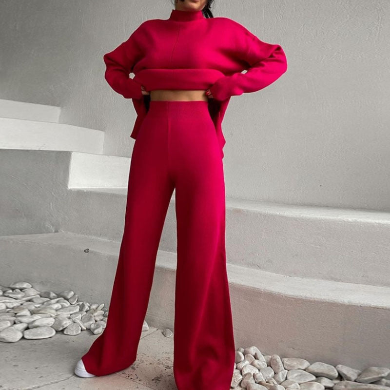 Wintermode Set: Warmes Pullover und Hose - IdealeKleiden